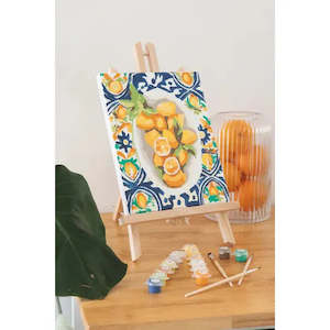 Paint Like Frida - Amalfi Lemons Mini Paint By Numbers