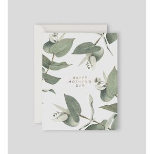 Father Rabbit Stationery - Eucalyptus Happy Mother's Day