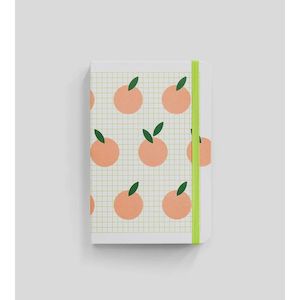 Lettuce  Hardcover Notebook - Peach Grid