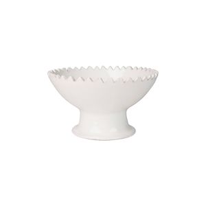 Bianca Lorenne - Zigzag Pedestal Bowl White