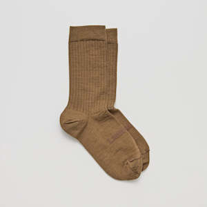 Lamington Women's Merino Wool Crew Socks - Walnut