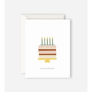 Father Rabbit Stationery - Happy Birthday Cake