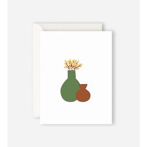 Gift: Father Rabbit Stationery - Still life Vases