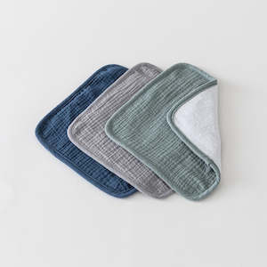 Over The Dandelions Organic Muslin Washcloths 3pk - Calm