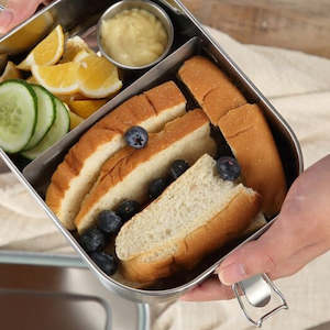 Stainless Steel Lunchbox (2 Compartments)