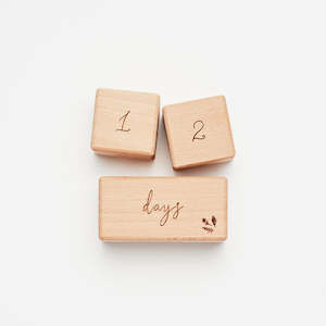 Over The Dandelions - Milestone Wooden Blocks