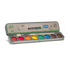 Gift: Honeysticks Natural Watercolour Paints - 8 Colours