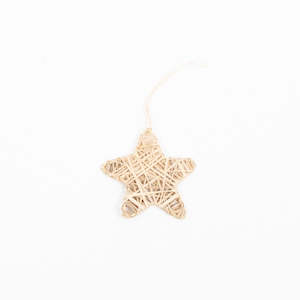 Abaca Star - Tree Decoration