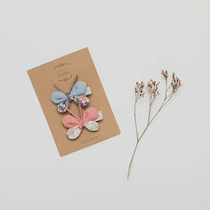 Over The Dandelions - Hair Clips Butterfly Set Of 2