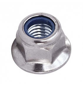 Nyloc Flange Nut - M6