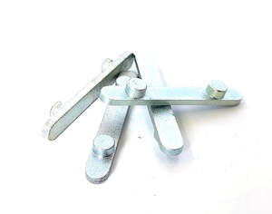 Axle Key - 2 peg - 8x3x50mm - 40mm Euro Axle