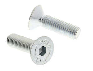 M6 CSK Counter Sunk Bolt Zinc