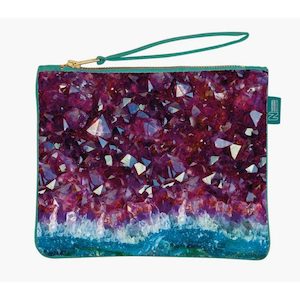 Homewares: Natural History Museum Amethyst Specimen Pouch Bag Urban Stock New Zealand