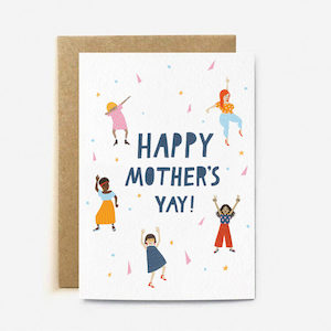 Greeting Card - Happy Mother's Yay Urban Stock New Zealand