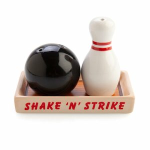 Bowling Salt & Pepper Shaker Set Urban Stock New Zealand