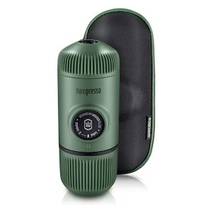 Nanopresso Portable Espresso Maker with Protective Case - Moss Green Urban Stock New Zealand