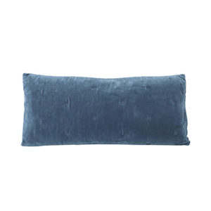 Mason Bee Velvet Breakfast Cushion 30x60 - Navy Urban Stock New Zealand