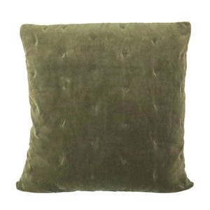 Mason Bee Velvet Cushion 60cm - Olive Green Urban Stock New Zealand