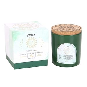 Gemstone Zodiac Candle - Libra Sweet Jasmine Urban Stock New Zealand