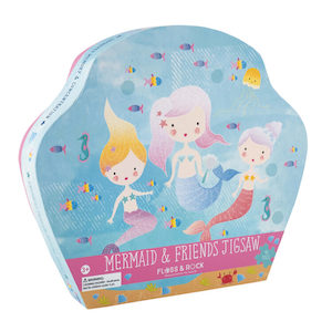 Shaped Box Jigsaw Puzzle 40pc - Mermaid & Friends Urban Stock New Zealand