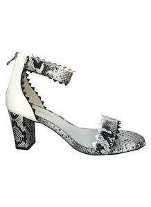 Django & Juliette Nannie Black White Leather Multi