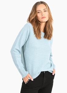 Molly Bracken Knit Sweater - Ice Blue