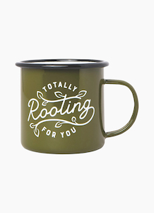 Gentlemens hardware Enamel Mug - Rooting For You 17 fl oz