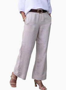 Humidity Fleetwood Linen Pant - Natural