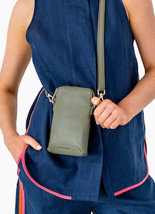 Clothing: Elms + King Sullivan Phone Bag - Khaki