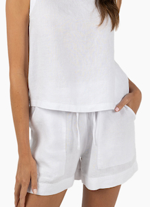 Clothing: Humidity Ramona Shorts - White