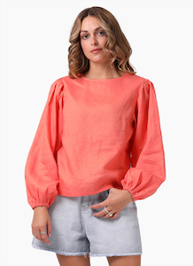 RPM Lola Top - Washed Coral