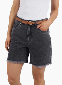 Foxwood Millie Shorts in Washed Black