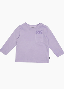 Animal Crackers Raffael Long Sleeve Tee - Purple