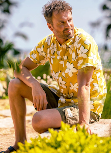 Brakeburn YELLOW FLOWER SHIRT