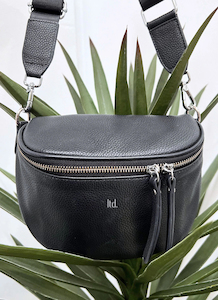 Clothing: Lemon Tree Dani Leather Bag - Black