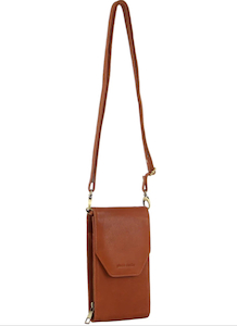 Pierre Cardin Crossbody Bag - Cognac