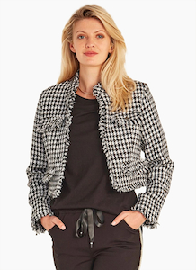 Clothing: Lemon Tree Judith Jacket - Houndstooth