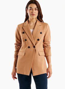 Betty Basics Kaisley Blazer - Tan