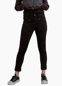 New London Pinner Jean - Black