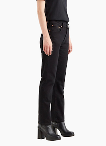 Levis 501 Original Cropped - Black Sprout