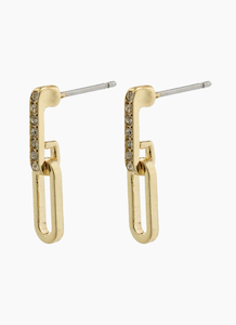 Pilgrim Elise Earrings - Gold Plated Crystal