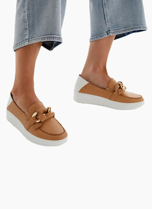 Clothing: Alfie & Evie Mafia Loafer - Camel