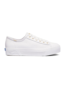 Keds Triple Kick Amp Leather - White