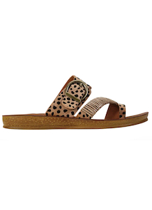 Los Cabos Bria Sandals - Cheetah Print