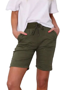 Monaco Jeans Riley Denim Shorts - Khaki