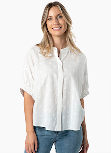 Stella + Gemma CHARLIE SHIRT - WHITE