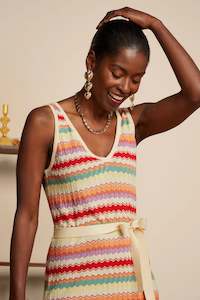 Deep V Knit Dress | King Louie