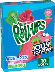 Betty Crocker Fruit Roll Ups Jolly Rancher Variety 10 pack (Best Before 2 May 2023)