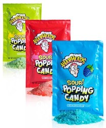 General store operation - mainly grocery: Warheads Sour Popping Candy 3pk 0.74oz/21g