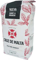 Cruz de Malta Yerba Mate Hojas Grandes 1kg